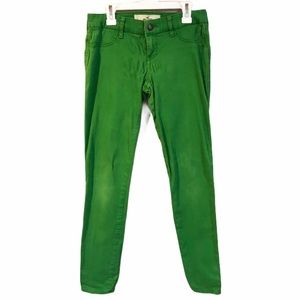 Hollister Kelly Green Skinny Jeans - Size 1 / 25